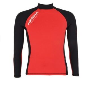 Akona Long Sleeve Rash Guard Red 2XL