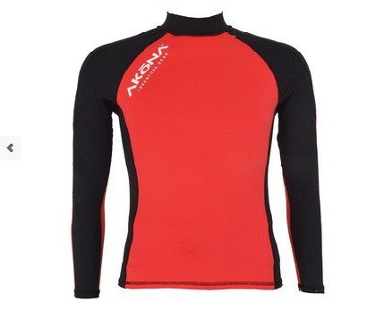 Akona Long Sleeve Rash Guard Red 2XL