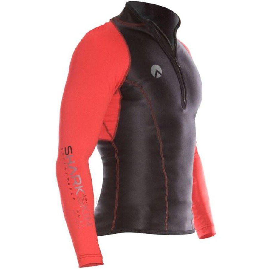 SHARKSKIN Performance Wear Long Sleeve Men Orange