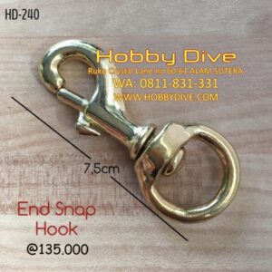 End Snap Hook 75mm Scuba Diving Accessories HD-240