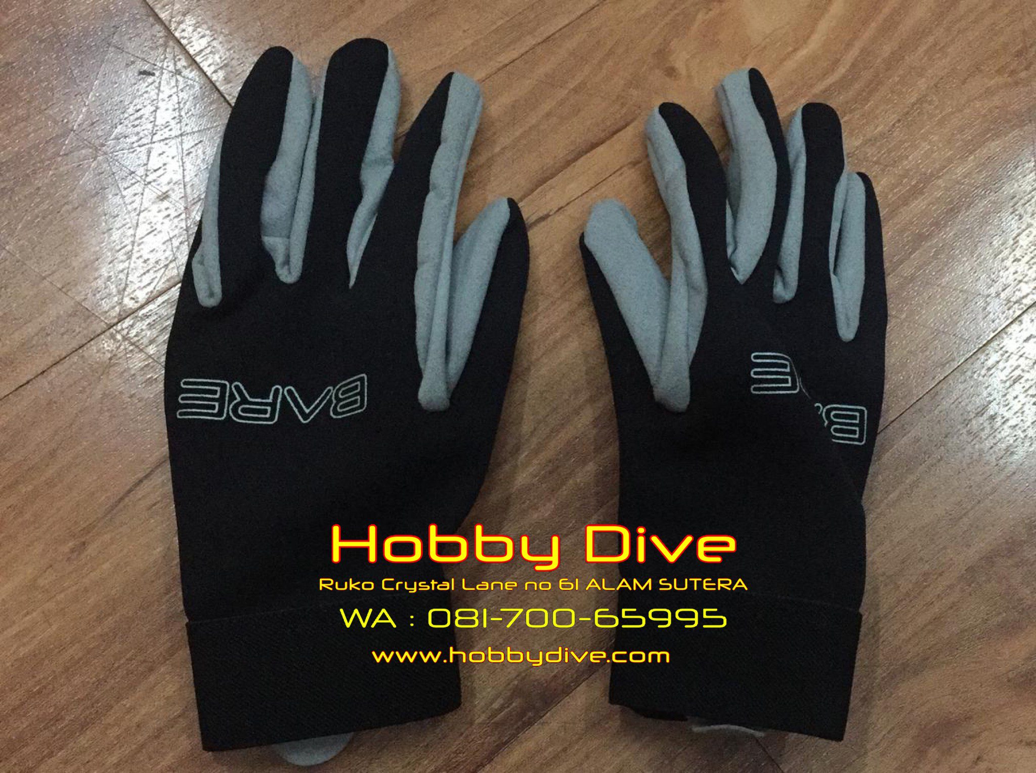 BARE 2MM TROPIC SPORT GLOVE AMARA RED GL-02