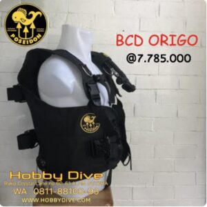 [0337-43] POSEIDON BCD Origo Red Scuba Diving